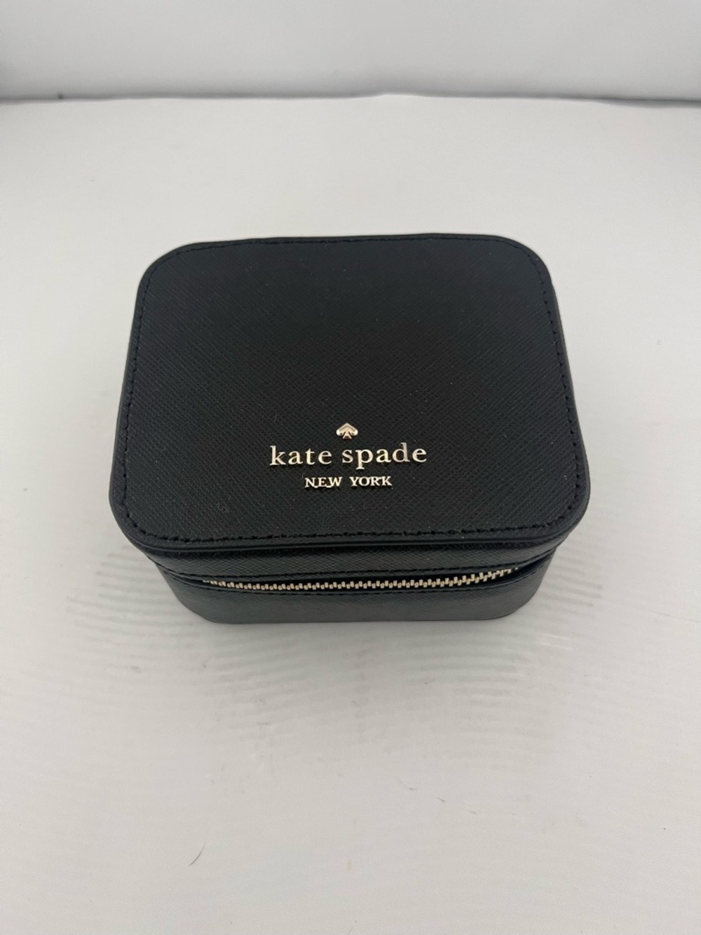 kate spade Black & Gold Compact Jewelry Case